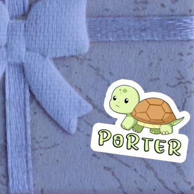 Autocollant Porter Tortue Notebook Image