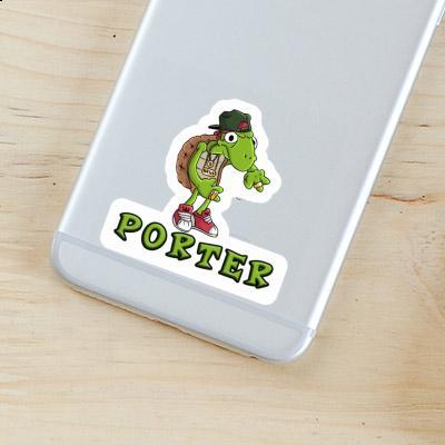 Aufkleber Porter Hip Hop Schildkröte Gift package Image