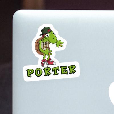 Sticker Hip Hop Turtle Porter Image