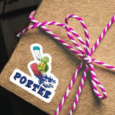 Kitesurfeur Autocollant Porter Gift package Image