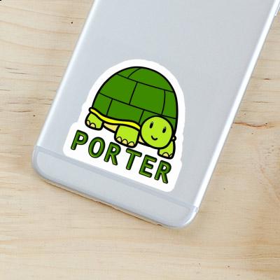 Sticker Porter Turtle Laptop Image