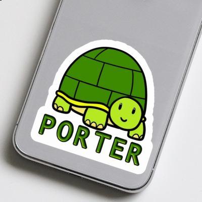 Porter Aufkleber Schildkröte Gift package Image