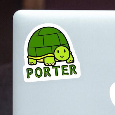 Porter Aufkleber Schildkröte Laptop Image