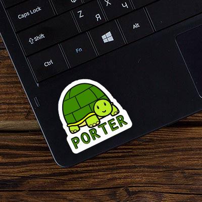 Porter Aufkleber Schildkröte Image