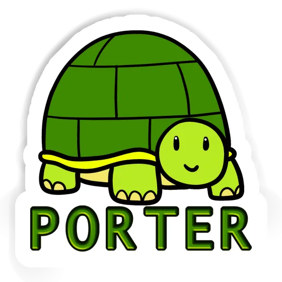 Aufkleber Schildkröte Porter Notebook Image