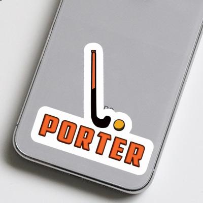 Aufkleber Unihockeyschläger Porter Laptop Image