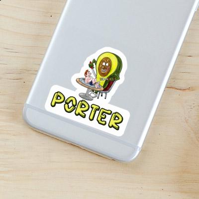 Porter Sticker Avocado Notebook Image