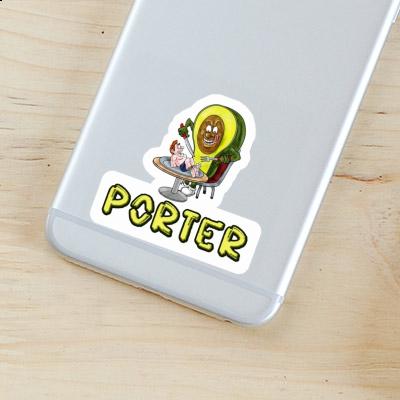 Porter Sticker Avocado Laptop Image