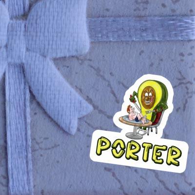 Porter Sticker Avocado Image