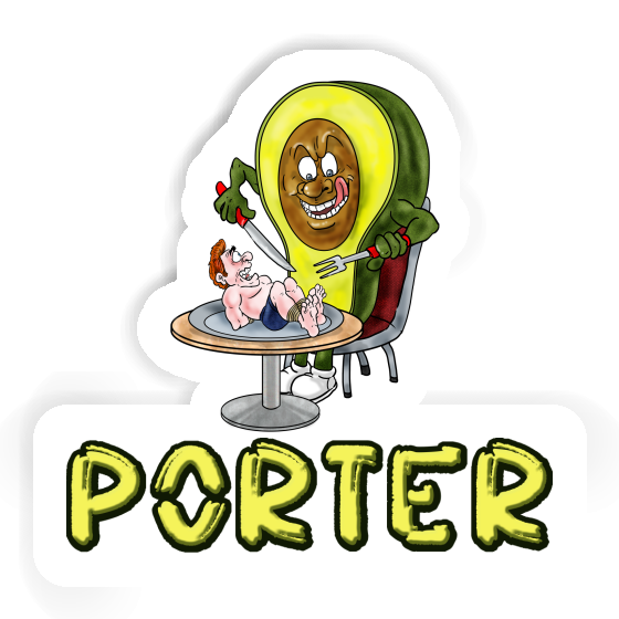 Porter Sticker Avocado Gift package Image