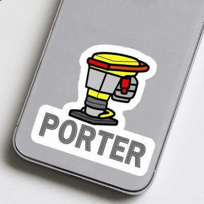 Vibrationsstampfer Sticker Porter Laptop Image