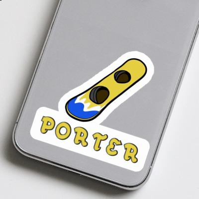 Porter Sticker Wakeboard Notebook Image