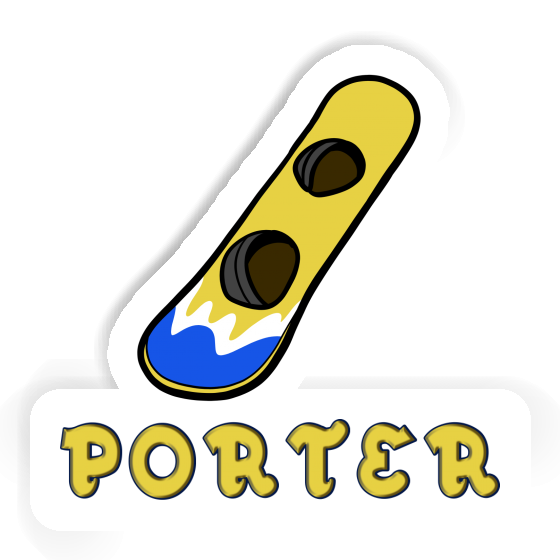 Porter Sticker Wakeboard Image