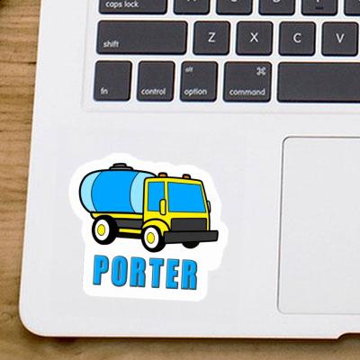 Autocollant Porter Camion d'eau Gift package Image