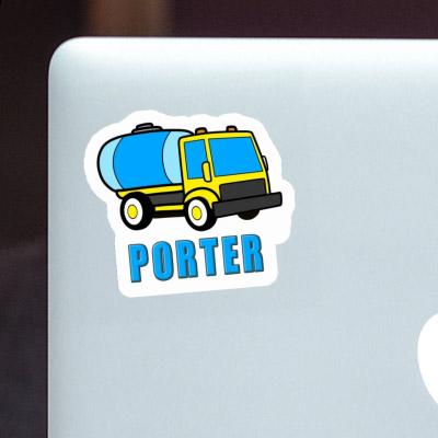 Sticker Water Truck Porter Image