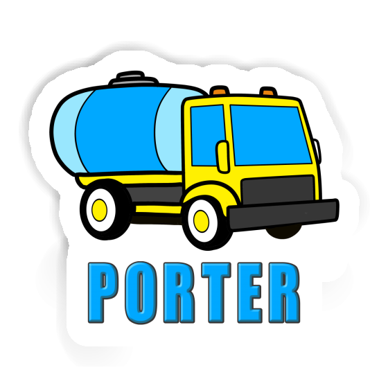 Sticker Water Truck Porter Gift package Image