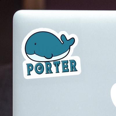 Porter Sticker Whale Notebook Image