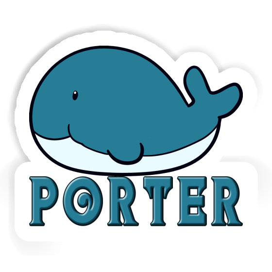 Sticker Porter Whale Gift package Image