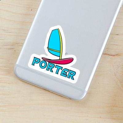 Aufkleber Porter Windsurfbrett Notebook Image