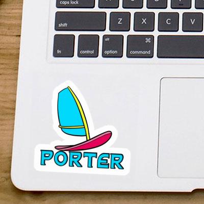 Aufkleber Porter Windsurfbrett Laptop Image