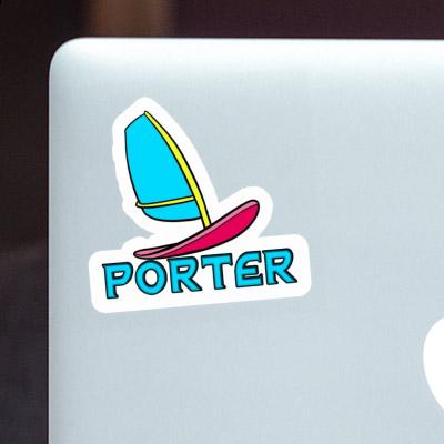 Porter Sticker Windsurf Board Image