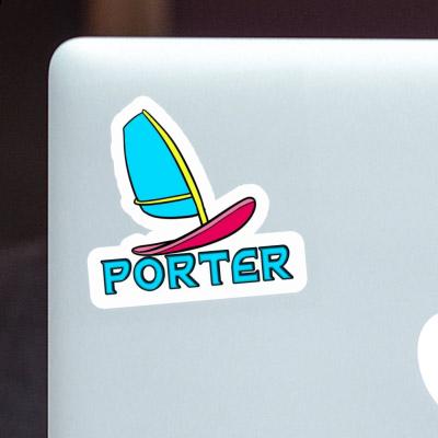 Sticker Windsurf Board Porter Image