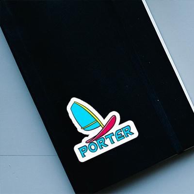 Planche de windsurf Autocollant Porter Image