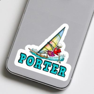 Sticker Porter Windsurfer Laptop Image