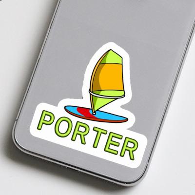 Windsurf Board Sticker Porter Laptop Image