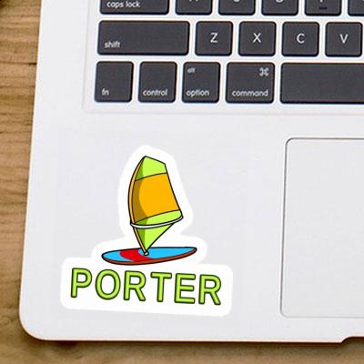 Windsurf Board Sticker Porter Notebook Image
