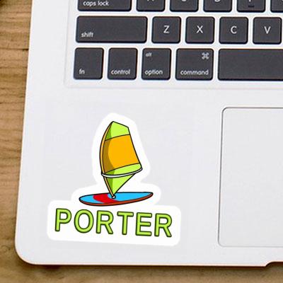 Windsurf Board Sticker Porter Image