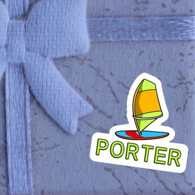 Sticker Porter Windsurfbrett Image
