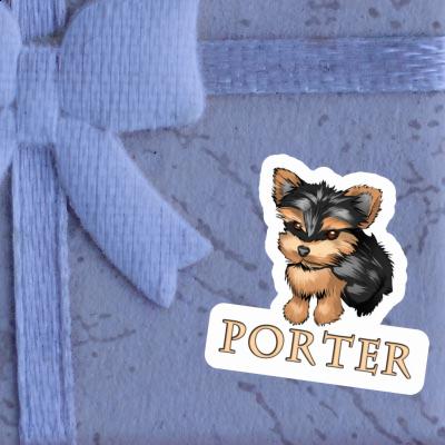 Porter Autocollant Terrier Gift package Image