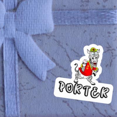 Porter Sticker Zebra Image