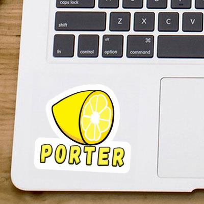 Porter Sticker Citron Notebook Image