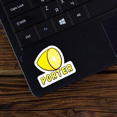 Aufkleber Zitrone Porter Laptop Image