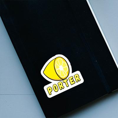 Aufkleber Zitrone Porter Notebook Image