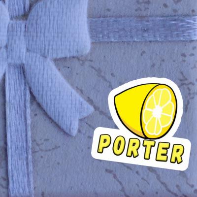 Autocollant Citron Porter Gift package Image