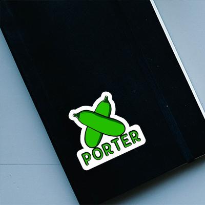 Porter Sticker Zucchini Image
