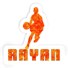 Autocollant Joueur de basket-ball Rayan Image