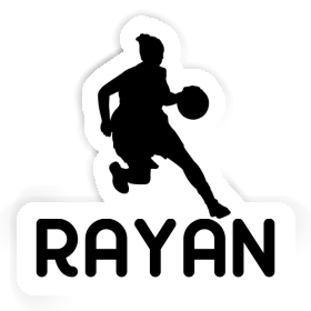 Rayan Autocollant Joueuse de basket-ball Image