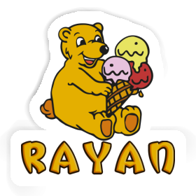 Sticker Eiscreme-Bär Rayan Image