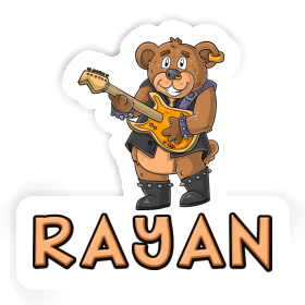 Aufkleber Rayan Gitarrist Image