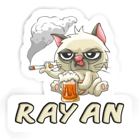 Bad Cat Autocollant Rayan Image