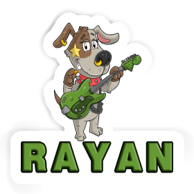 Sticker Rayan Gitarrist Image