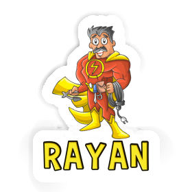 Autocollant Rayan Électricien Image