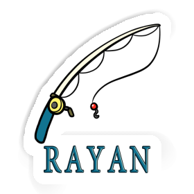 Canne à pêche Autocollant Rayan Image