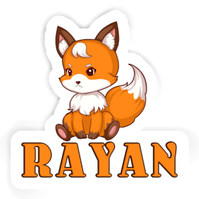 Autocollant Renard Rayan Image