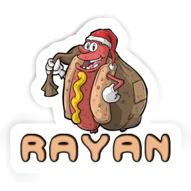 Rayan Sticker Hot Dog Image
