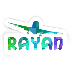 Sticker Airplane Rayan Image